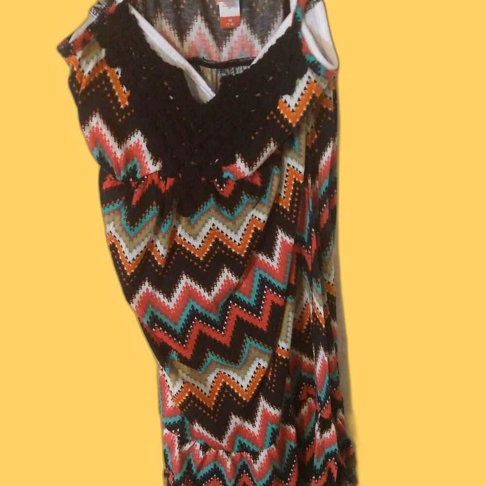 No-boundaries Women's Brown and Yellow Dress